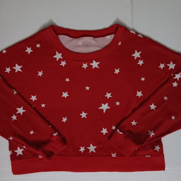 GILLY HICKS BY HOLLISTER STARS CROPPED SWEATSHIRT - Picture 9 of 15